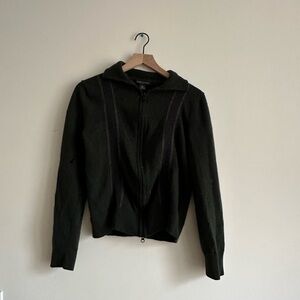 Women's Black Hooded Jacket